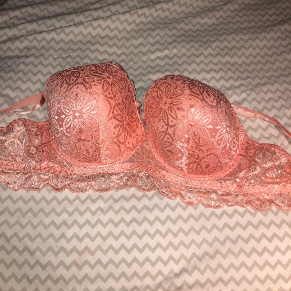 Sexy Coral Lace bra